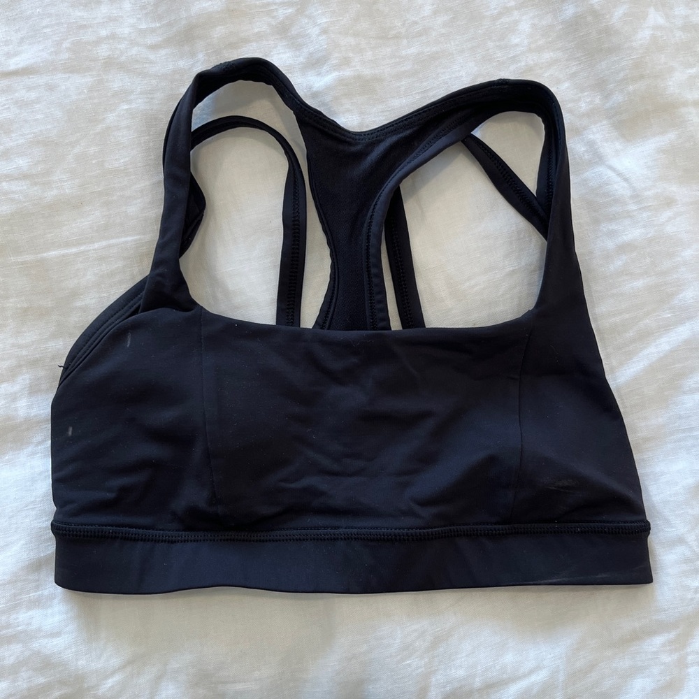 Excellent condition - black Lululemon padded bra
